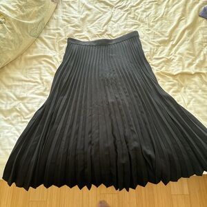Ann Taylor Black Midi Skirt